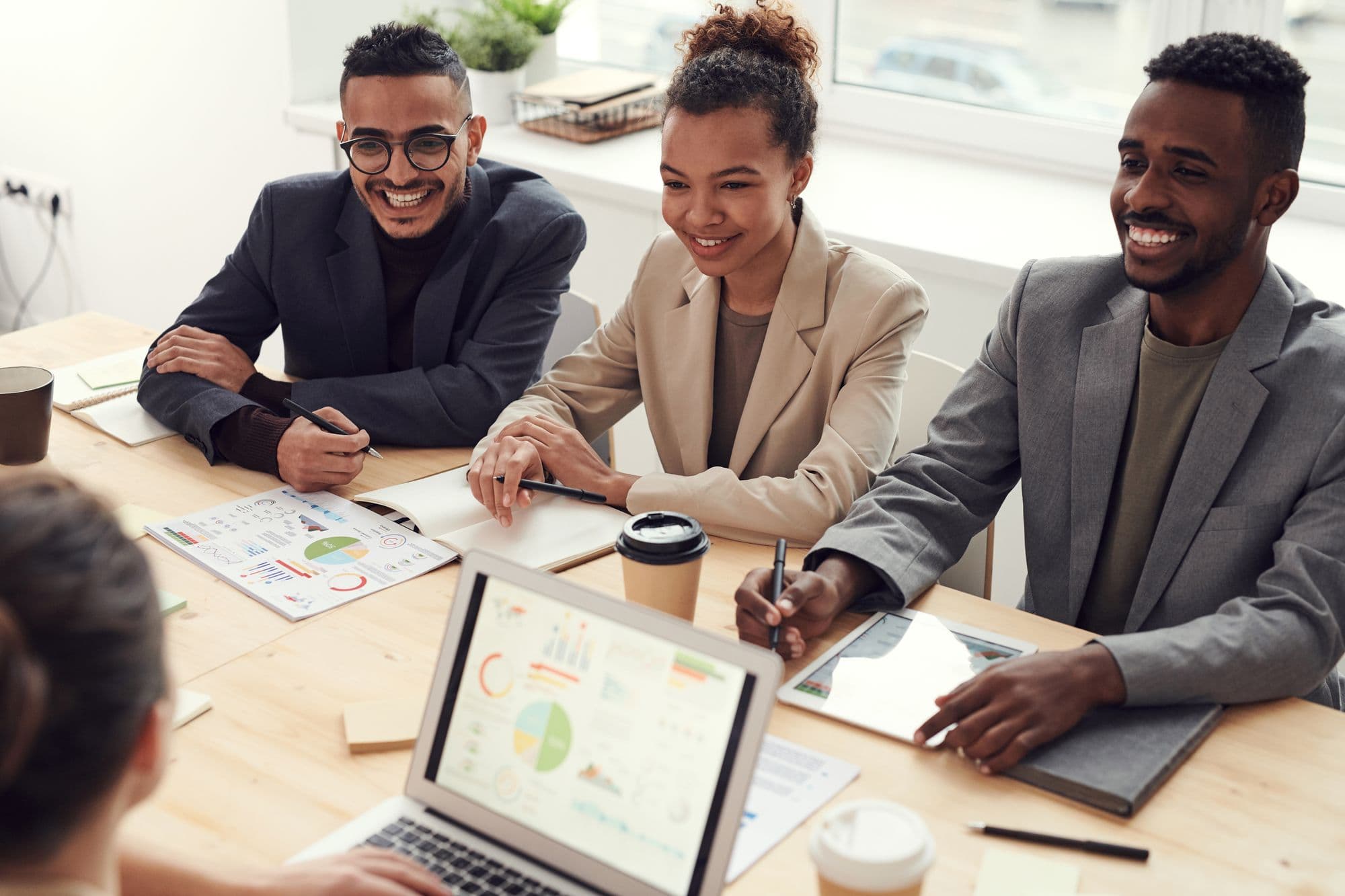 L'équipe FND Signature en réunion de travail